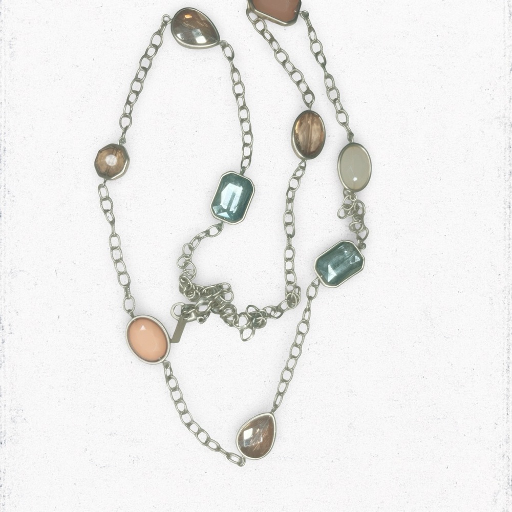 4956. Cookie Lee Multi-Color Chain Necklace